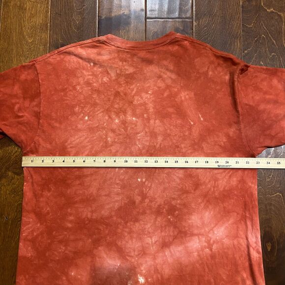 The Mountain Dean Russo Dogs Speak Orange Tye Dyed T-Shirt Men's Size Large - Picture 7 of 8